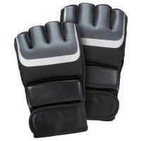 Heavy Padded Leather MMA Grappling Gloves