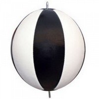 White And Black Double Side Boxing Leather Speed Ball