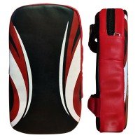 Red Custom Printed Leather Kicking Shield