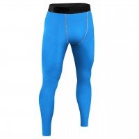 Mens Solid Color Gym Workout Leggings