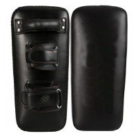 Black Leather Kickboxing Thai Pads Kicking Shield