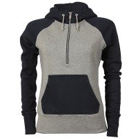 Women Half Zip Pullover Cotton Fleece Hoodie