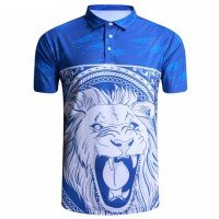 Custom Sublimation Printed Short Sleeve Polo Shirt