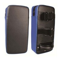 Black And Blue Rectangular Leather Kickboxing Thai Pads Kicking Shield