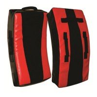 Red And Black Leather Boxing MMA Karate Kicking Shield