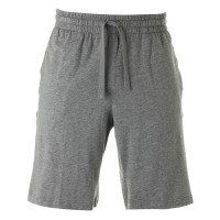 Grey Winter Knee Length Fleece Shorts