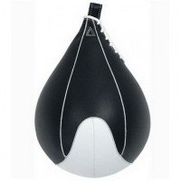 Black And White Single Side Boxing Leather Speed Bag