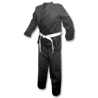 Black Cotton Twill Karate Uniform