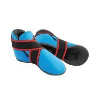 Artificial Leather Blue Boxing Karate MMA Training Shoes