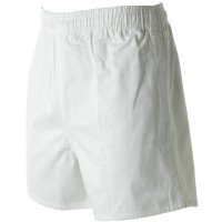 White Cotton Twill Multi Purpose Shorts