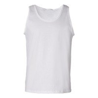 Mens White Cotton Jersey Tank Top