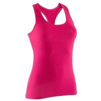 Women Solid Color Spandex Tank Top