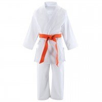 Kids White Cotton Karate Uniform