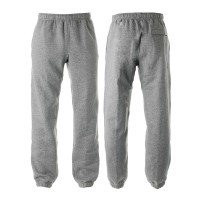 Mens Grey Winter Cotton Fleece Joggers